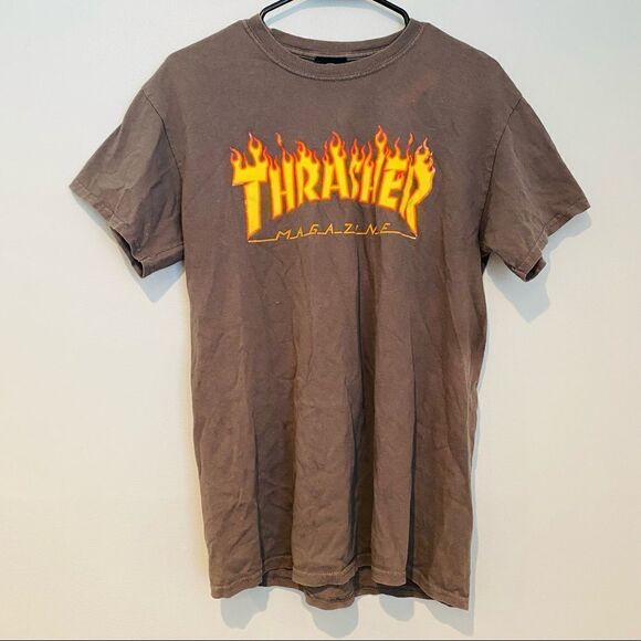 Thrasher Flame Logo T-Shirt Size Medium - Picture 1 of 7
